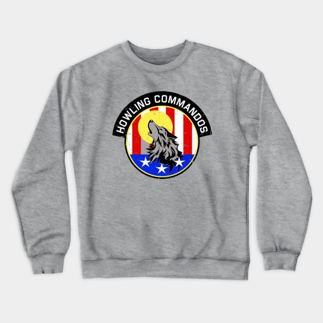 Howling Commandos Patch Crewneck Sweatshirt by PopCultureShirts